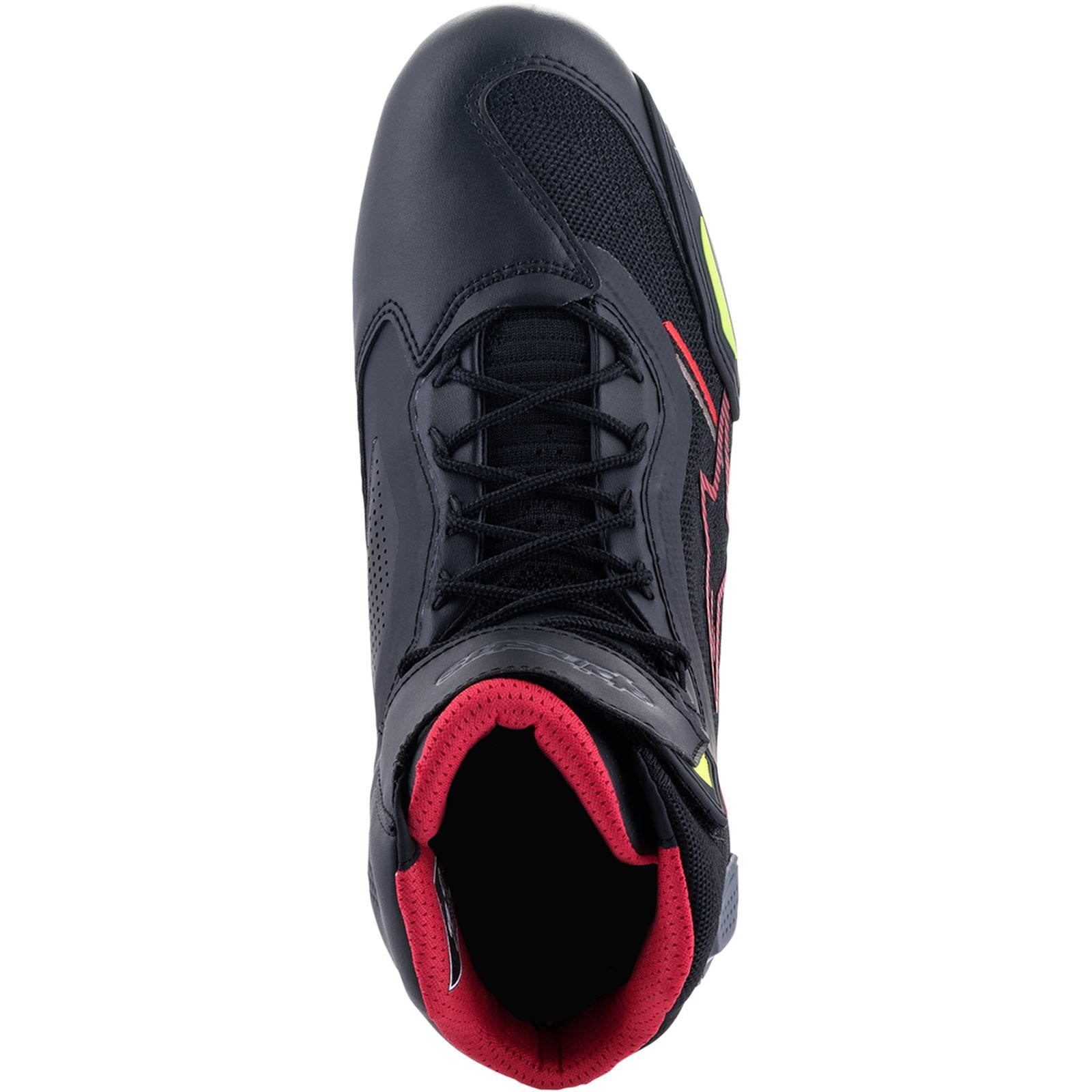 Alpinestars Faster-3 Rideknit Riding Shoes - Black/Red/Yellow - US Size 11 [MPN: 251031913611]_1065833