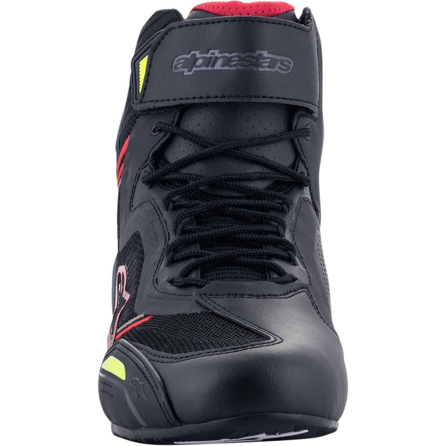Alpinestars Faster-3 Rideknit Riding Shoes - Black/Red/Yellow - US Size 11.5 [MPN: 251031913611.5]_1065842