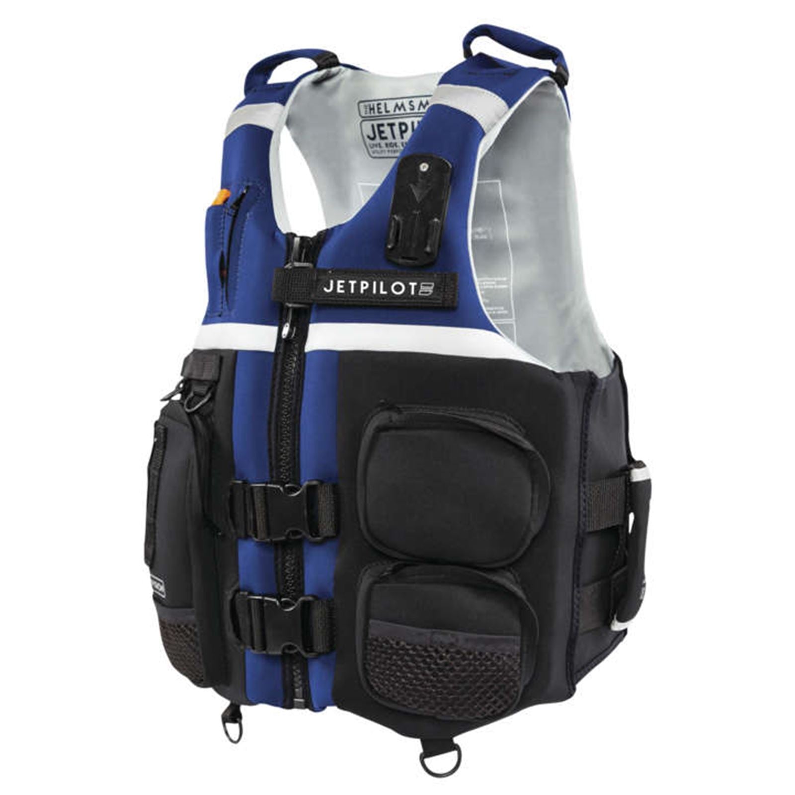 Jet Pilot L.R.E Helmsman Neoprene CGA Life Vest - Navy Blue/Grey - S/M [MPN: JP22101NVYGRYSM]_1062975