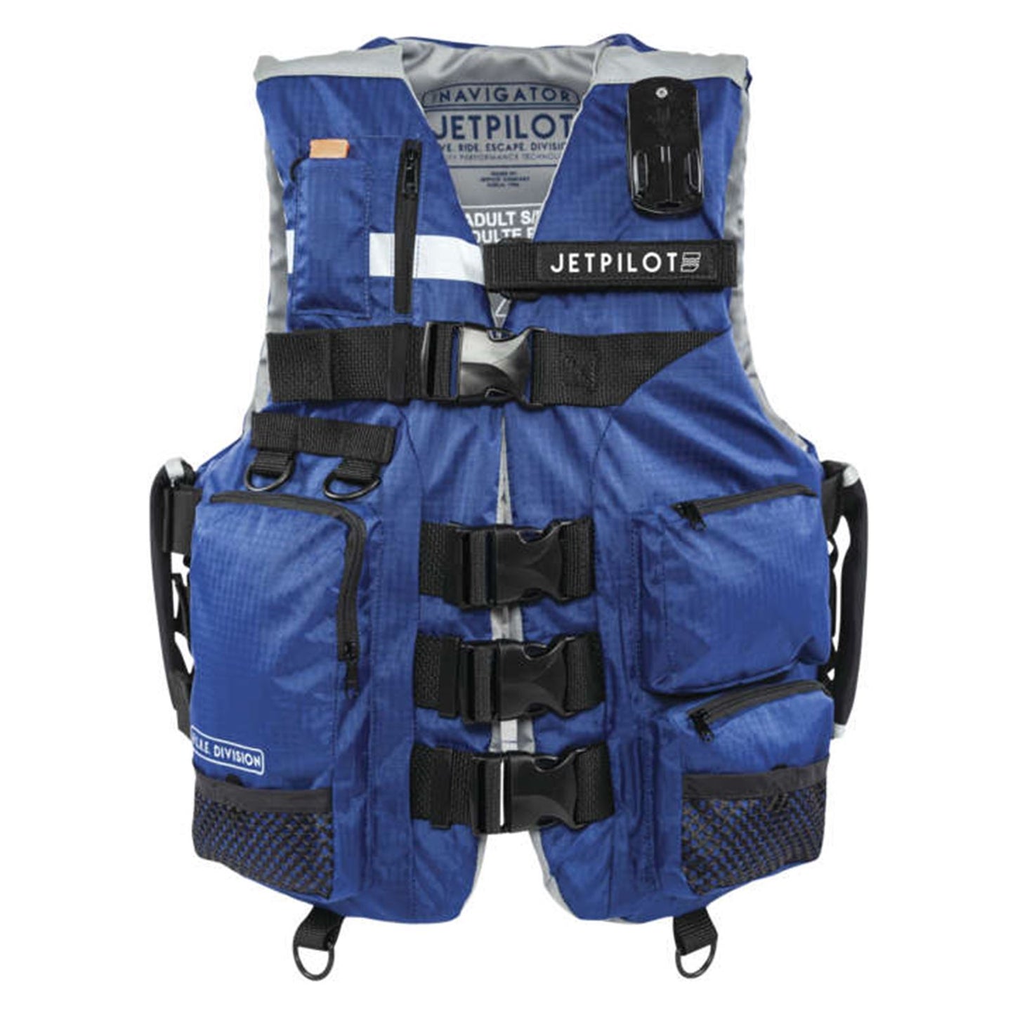 Jet Pilot L.R.E. Navigator Nylon CGA Life Vest - Navy Blue/Grey S/M [MPN: JP22102NVYGRYSM]_1062690