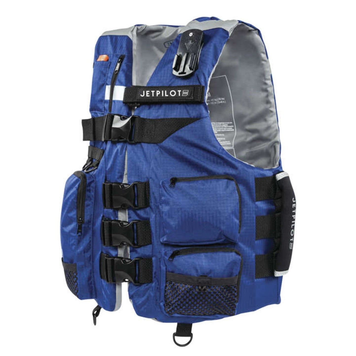 Jet Pilot L.R.E. Navigator Nylon CGA Life Vest - Navy Blue/Grey_1062106