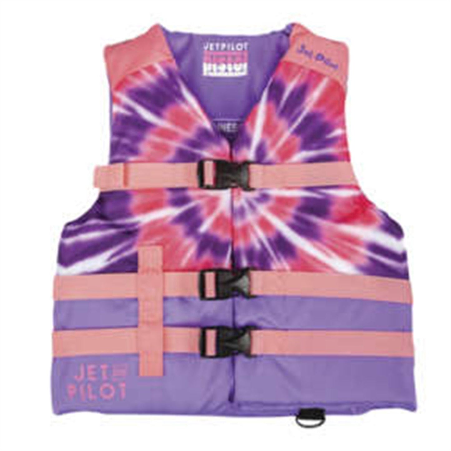 Jet Pilot Pistol Youth Nylon CGA Life Vest - Pink/Purple - Youth [MPN: JP22241PINKPURPCHILD]_1062029