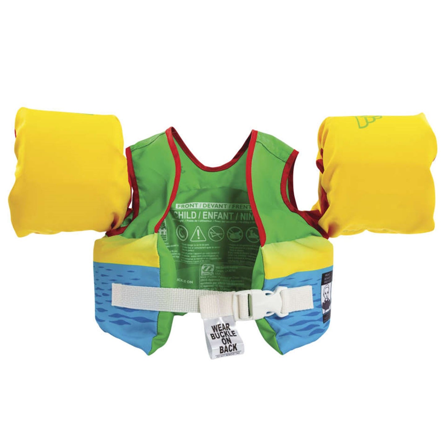 Jet Pilot Lil' Wing Man Infant CGA Life Vest - Dinosaur - Youth One Size [MPN: JP21250DNOSRCHILD]_1063050