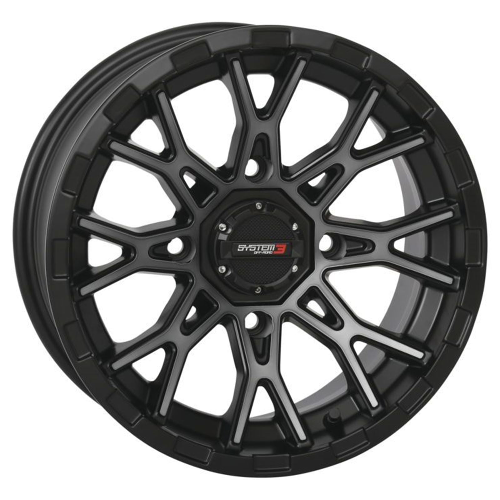 System 3 ST-6 Aluminum Wheel - 12x7, 4/110, 4+3 - Dark Tint 12S3-6110_979134