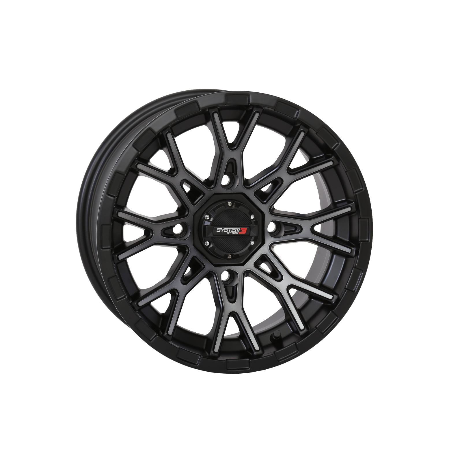 System 3 ST-6 Aluminum Wheel - 14x7, 4/137, 4+3 - Dark Tint 14S3-6136_1308483