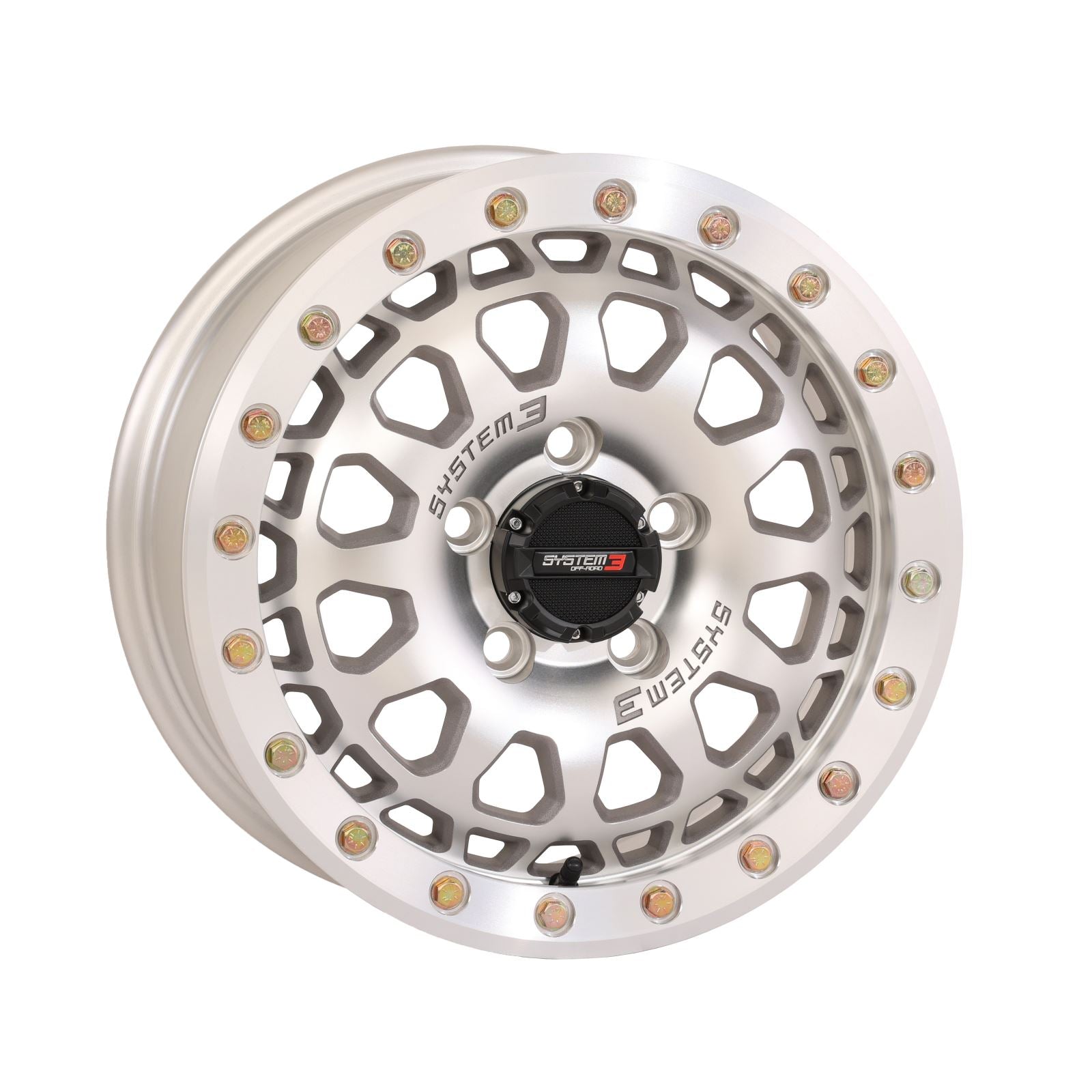 System 3 SB-6 Beadlock Wheel - 15X7 5/4.5 6+1 - Machined 15S3-6845_1308530