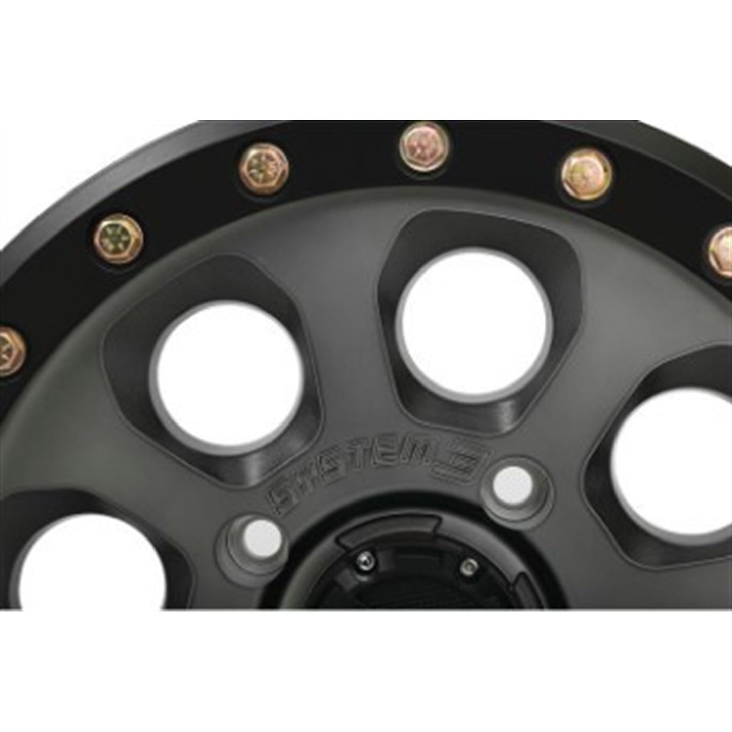 System 3 SB-7 Beadlock Wheel - 14x7, 4/137, 4+3 - Titanium 14S3-7636_979162