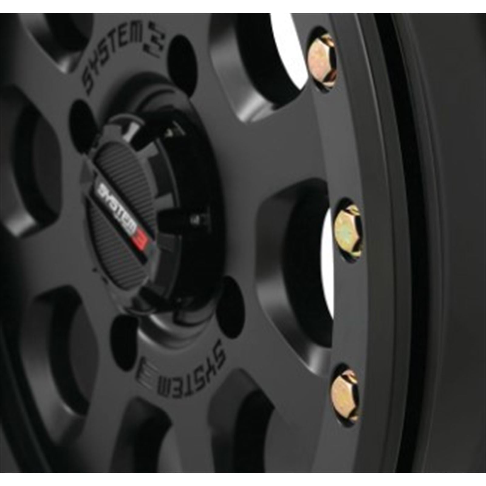 System 3 SB-7 Beadlock Wheel - 15x7, 4/137, 5+2 - Matte Black [MPN: 15S3-7537]_979151