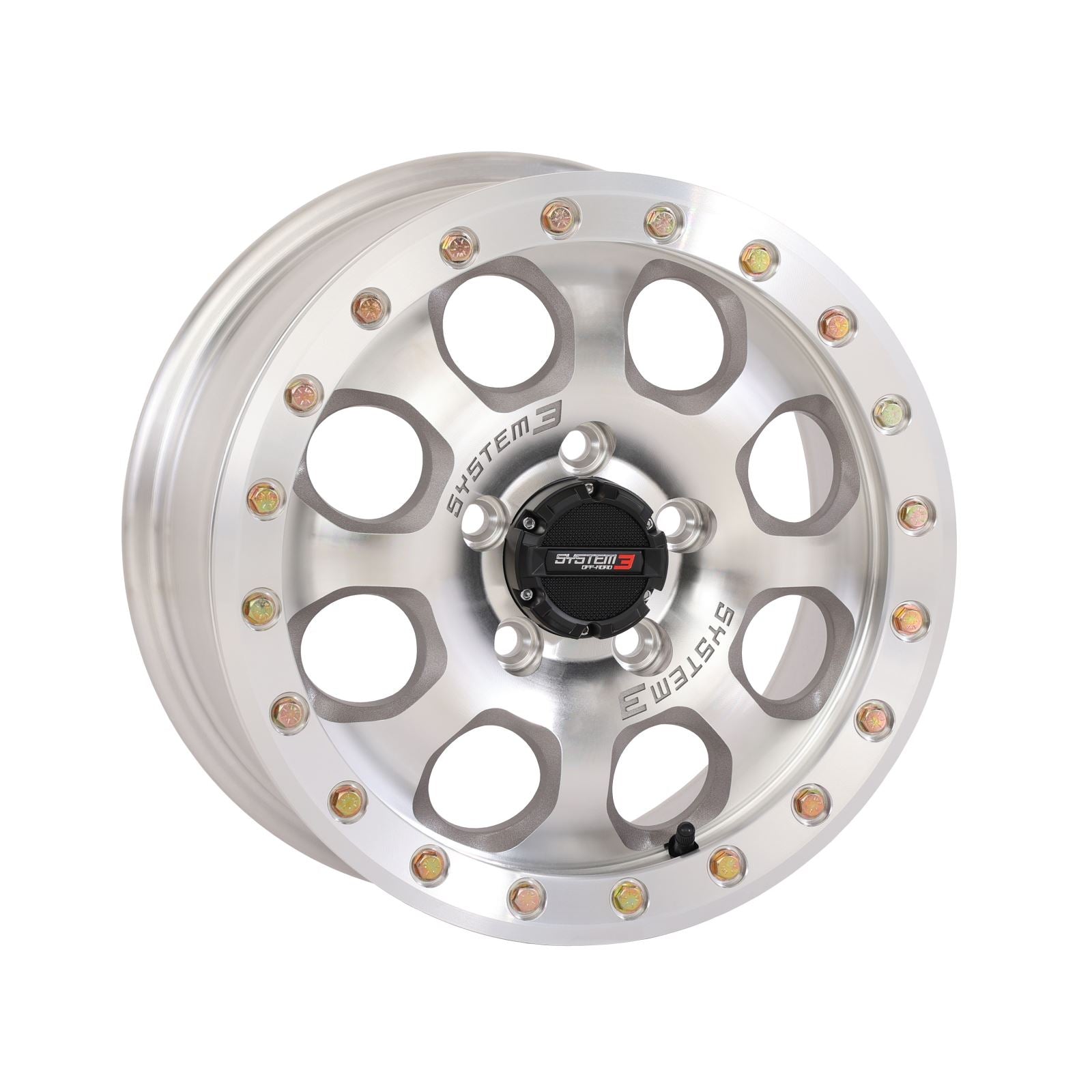 System 3 SB-7 Beadlock Wheel - 15X7 5/4.5 6+1 - Machined 15S3-7845_1308601