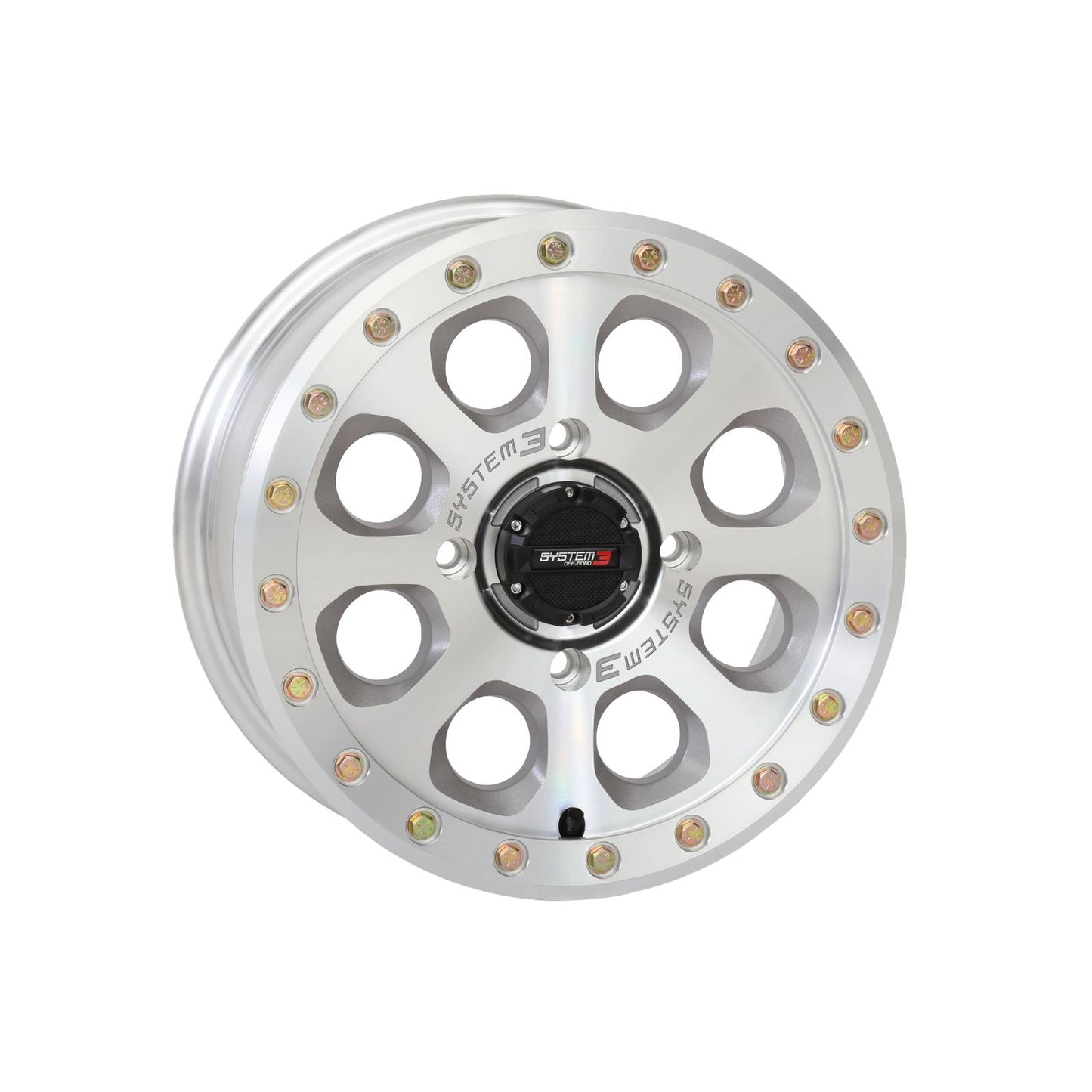 System 3 SB-7 Beadlock Wheel - 15x10, 4/156, 5+5 - Machined 15S3-78561_1308606