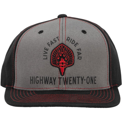 Highway 21 Ranger Hat Black/Grey 489-2008_867475