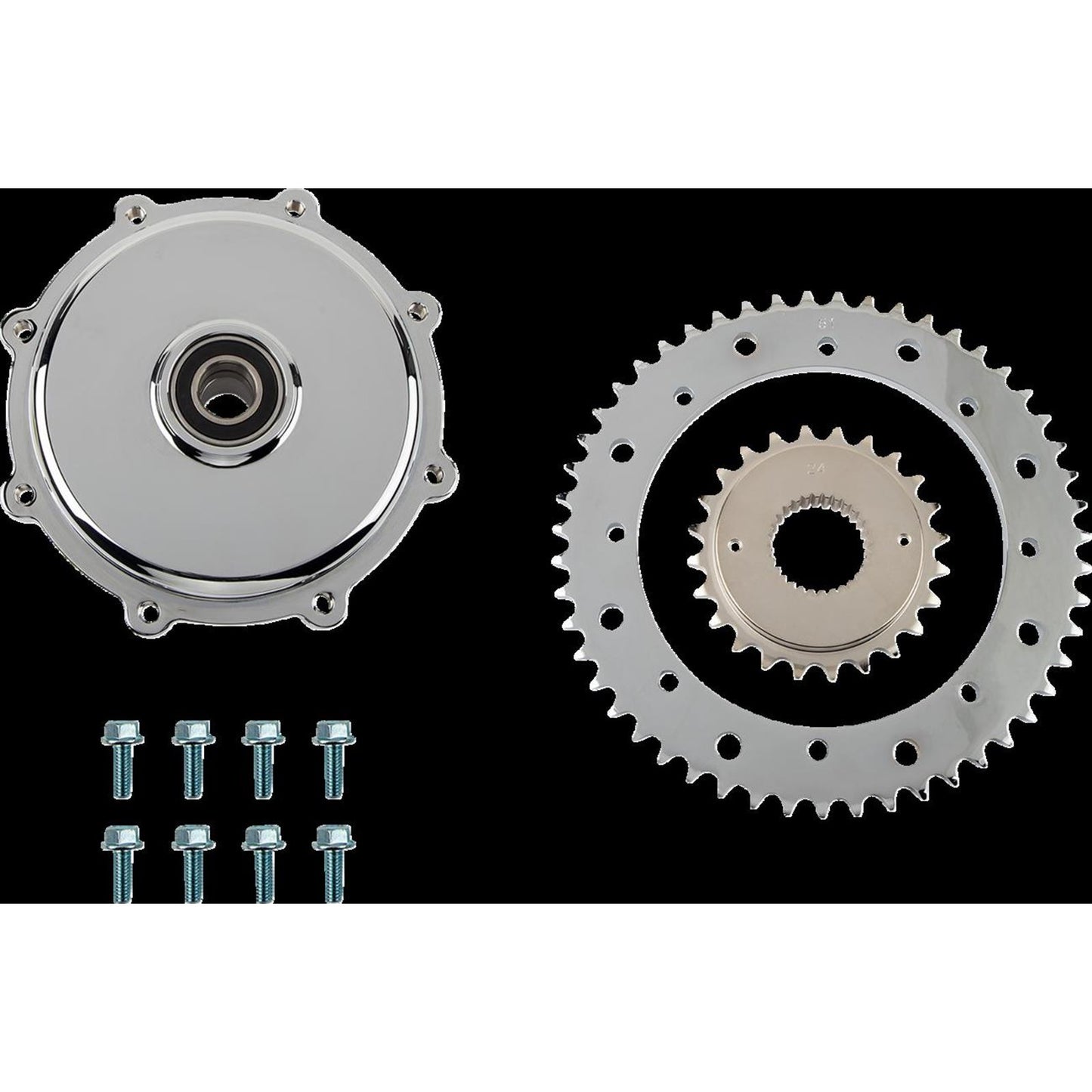 Drag Specialties Conversion Sprocket Kit - Chrome - '09-'16 1210-2662_1413777