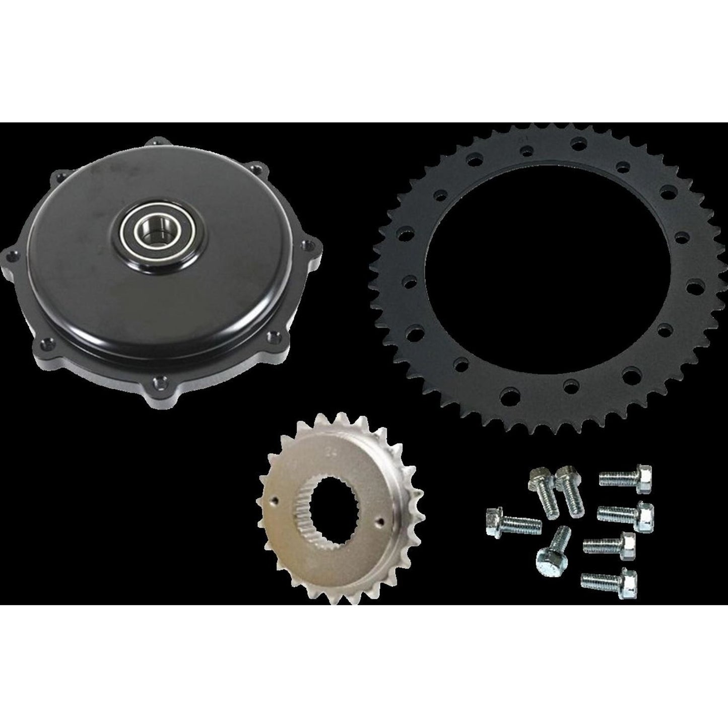Drag Specialties Conversion Sprocket Kit - Black - '09-'16 1210-2663_1413776