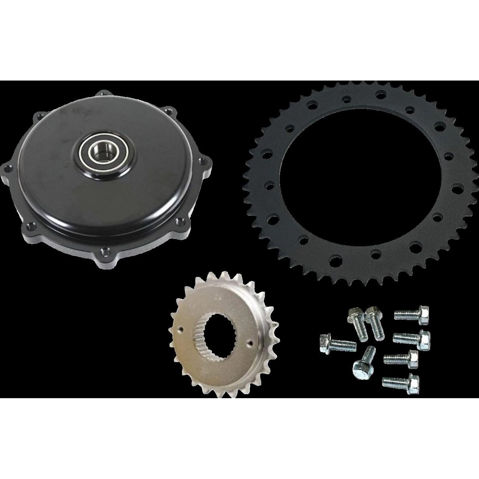 Drag Specialties Conversion Sprocket Kit - Black - '09-'16 1210-2663_1413776