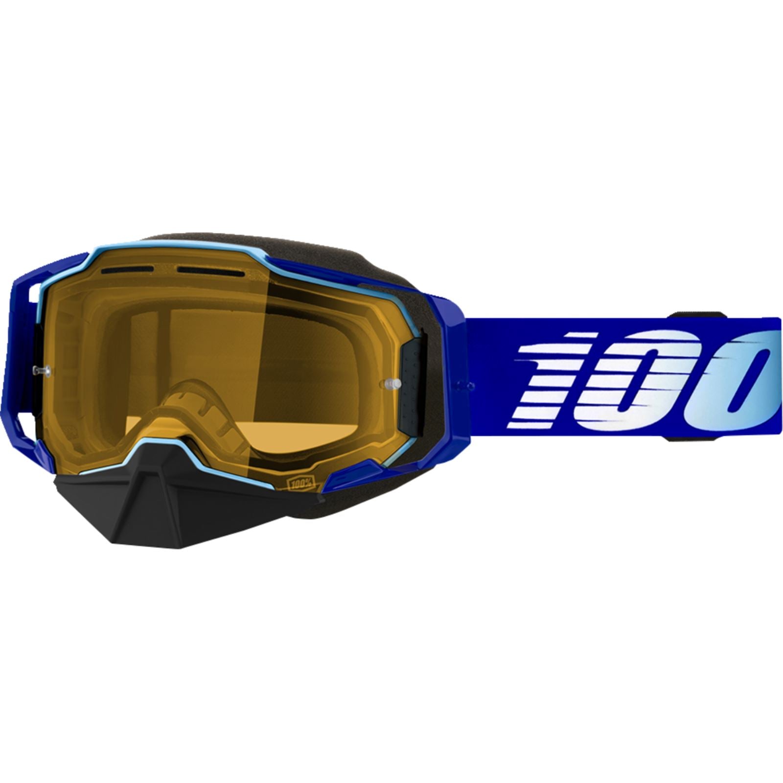 100% Armega Snow Goggles - Royal - Yellow Lens 50007-00004_1396414