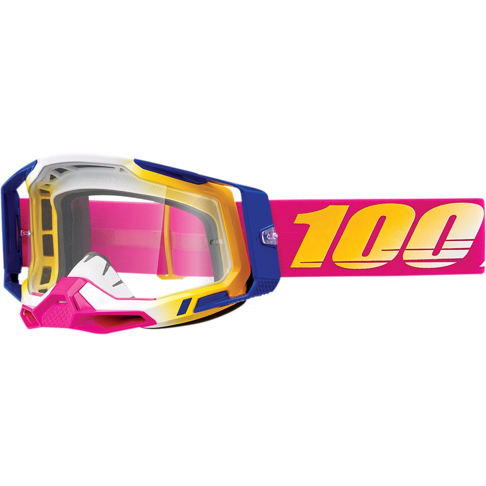 100% Racecraft 2 Goggles - Mission - Clear 50009-00012_867542