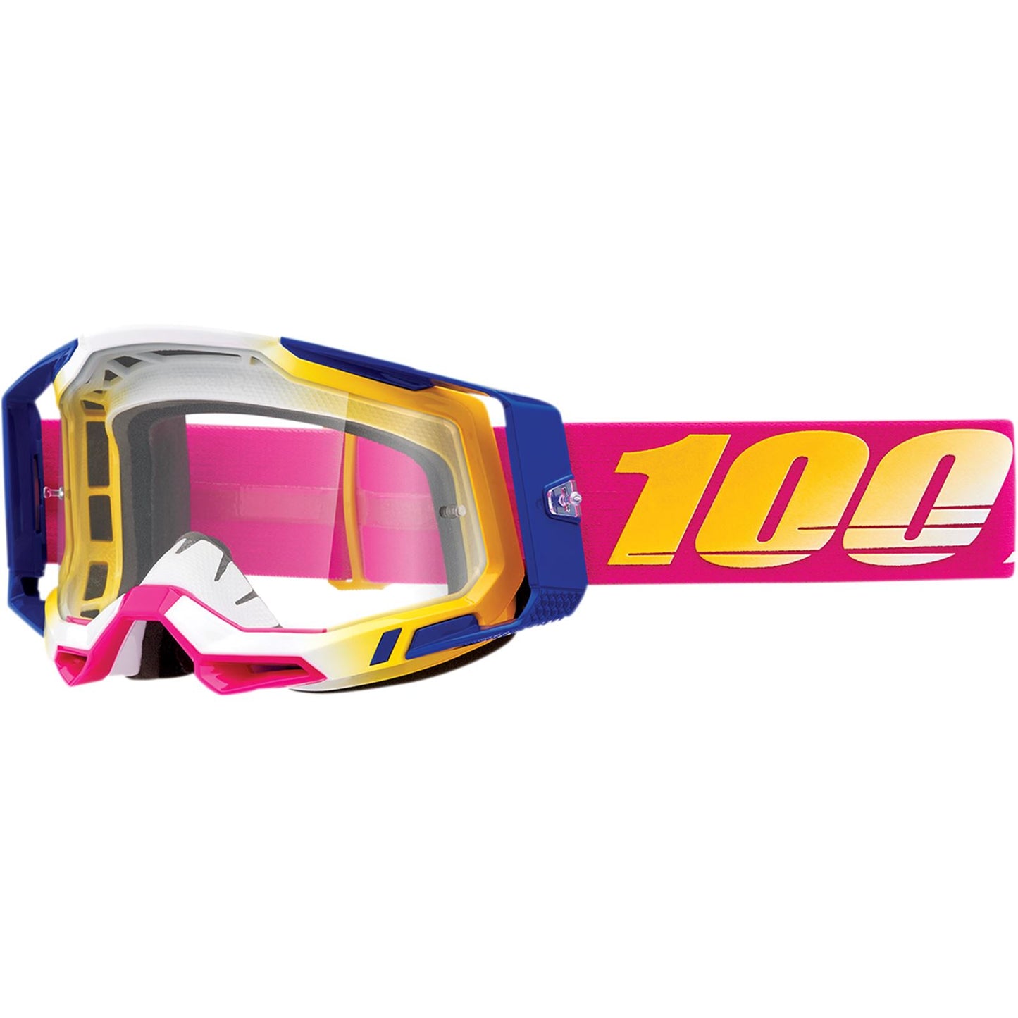 100% Racecraft 2 Goggles - Mission - Clear 50009-00012_867543