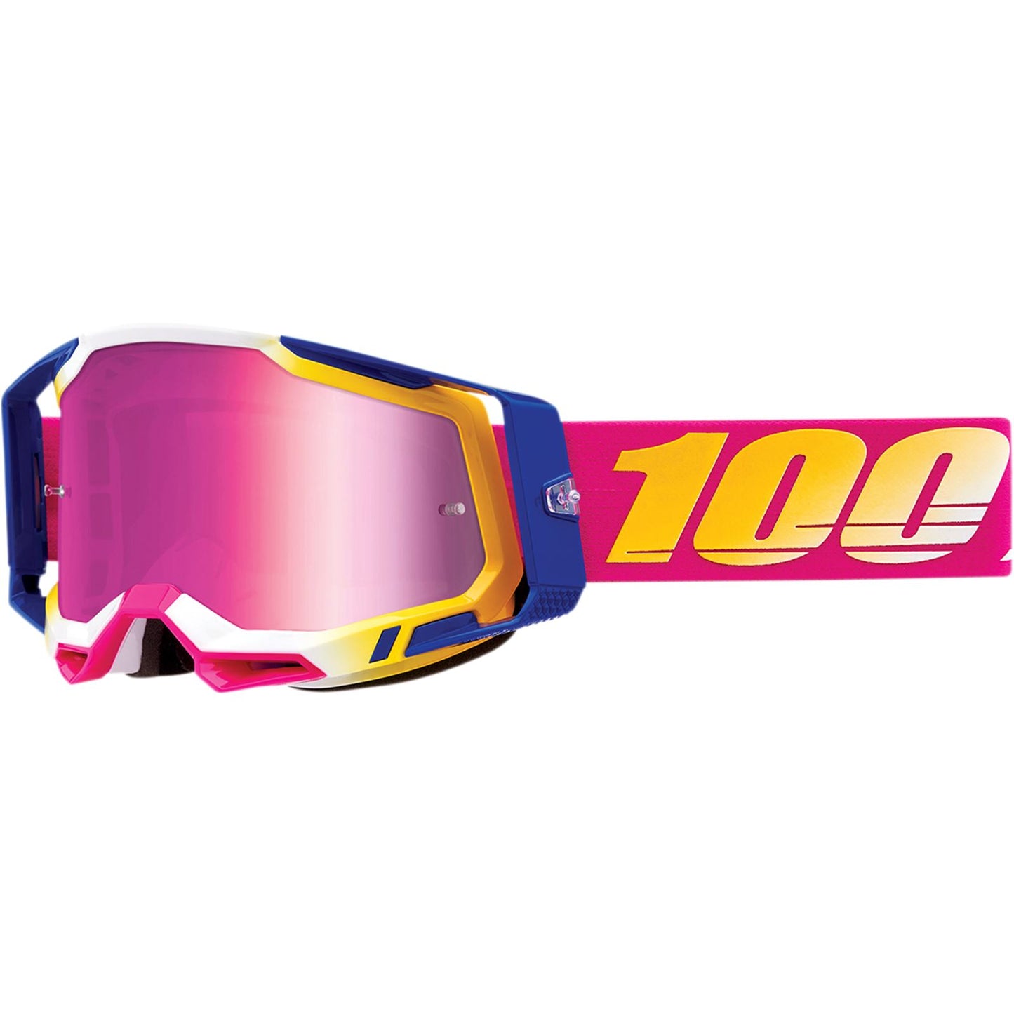 100% Racecraft 2 Goggles - Mission - Pink Mirror 50010-00012_867502