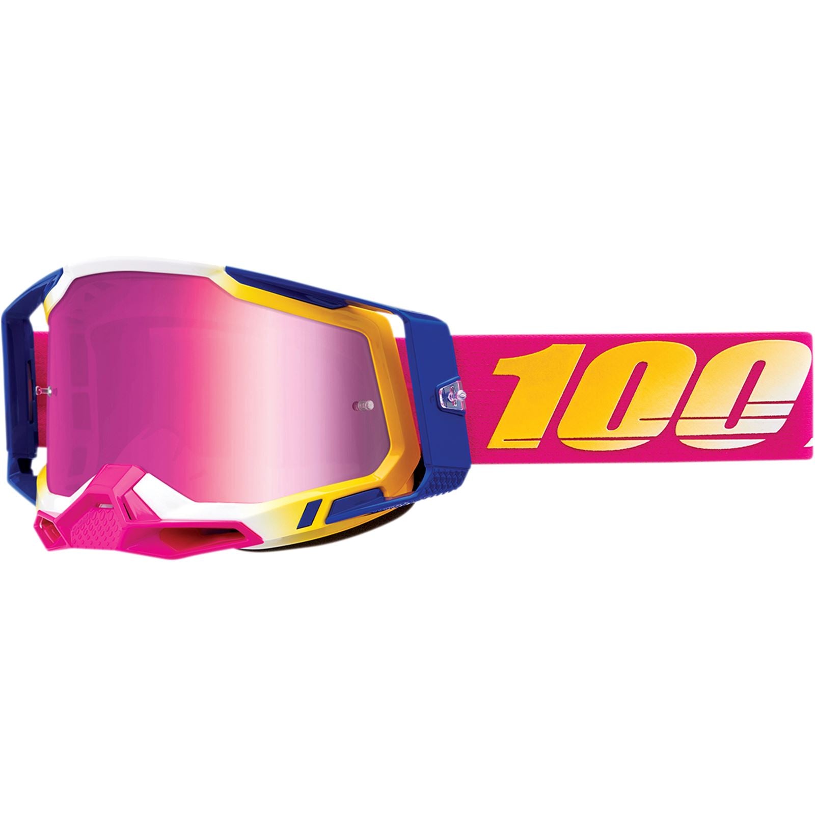 100% Racecraft 2 Goggles - Mission - Pink Mirror 50010-00012_867503