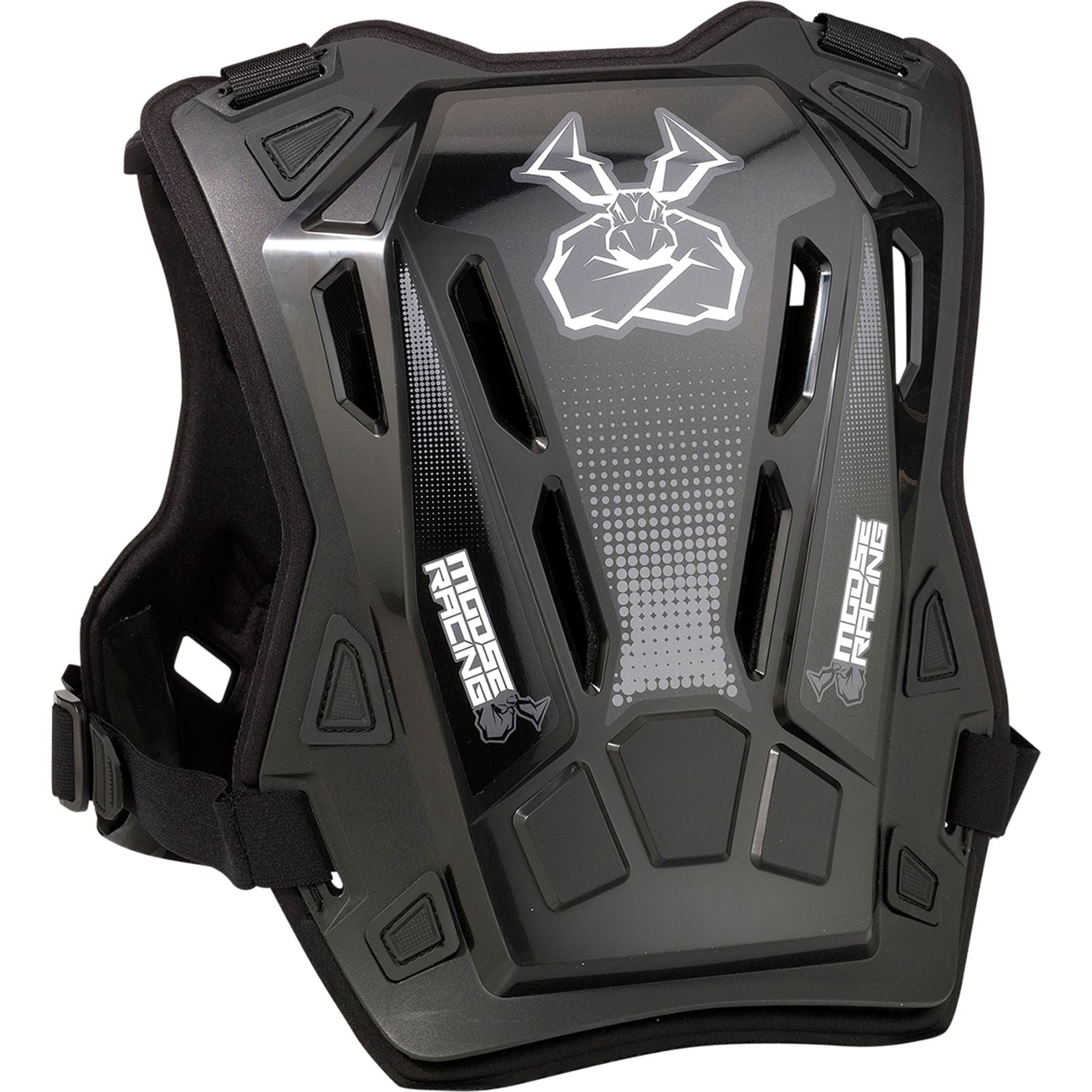Moose Offroad Youth Agroid™ Chest Guard - Black - 2XS/XS 2701-1115_867593