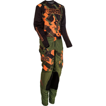 Moose Offroad Youth Agroid Pants - Olive/Orange_867935