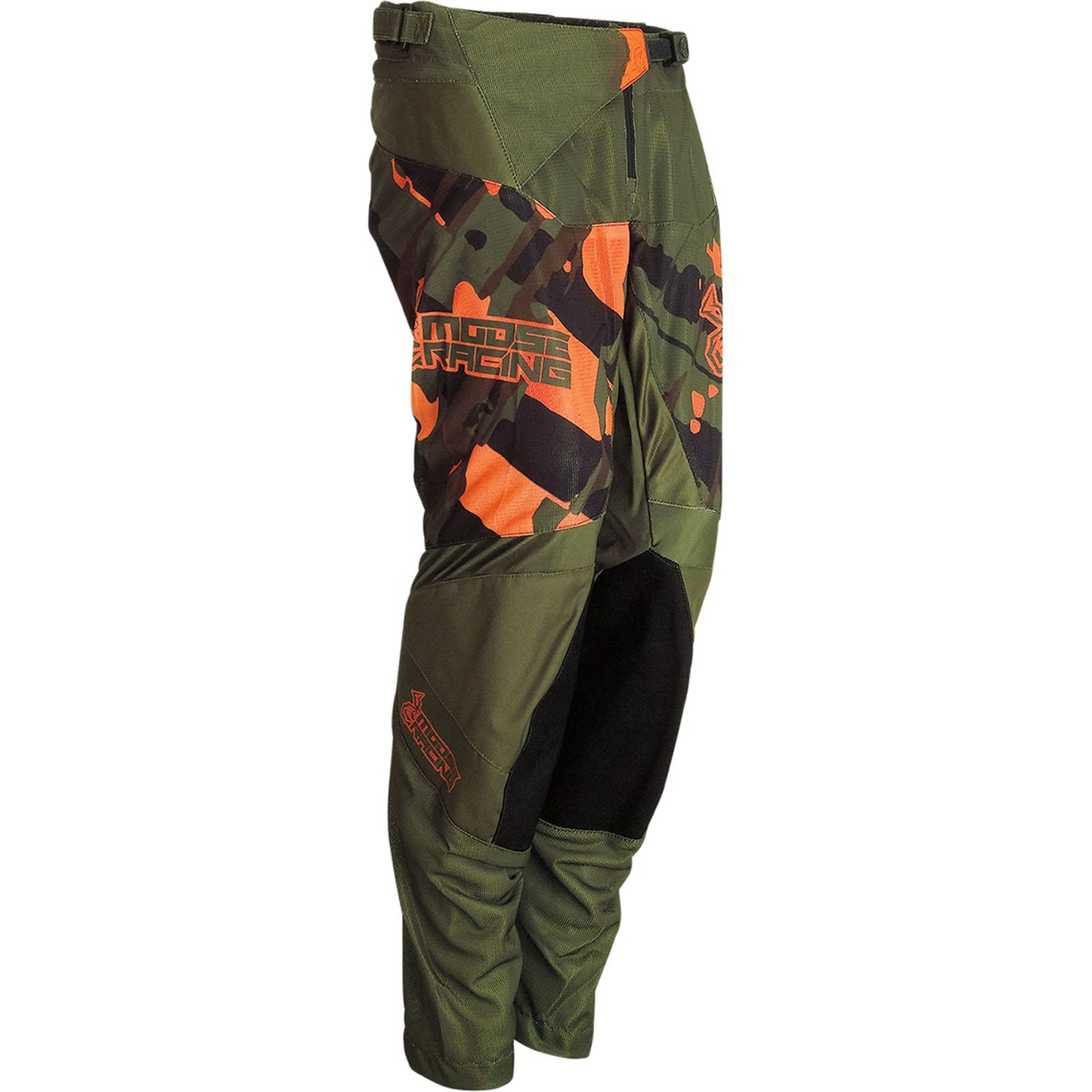Youth Agroid Pants - Olive/Orange - 24_867943