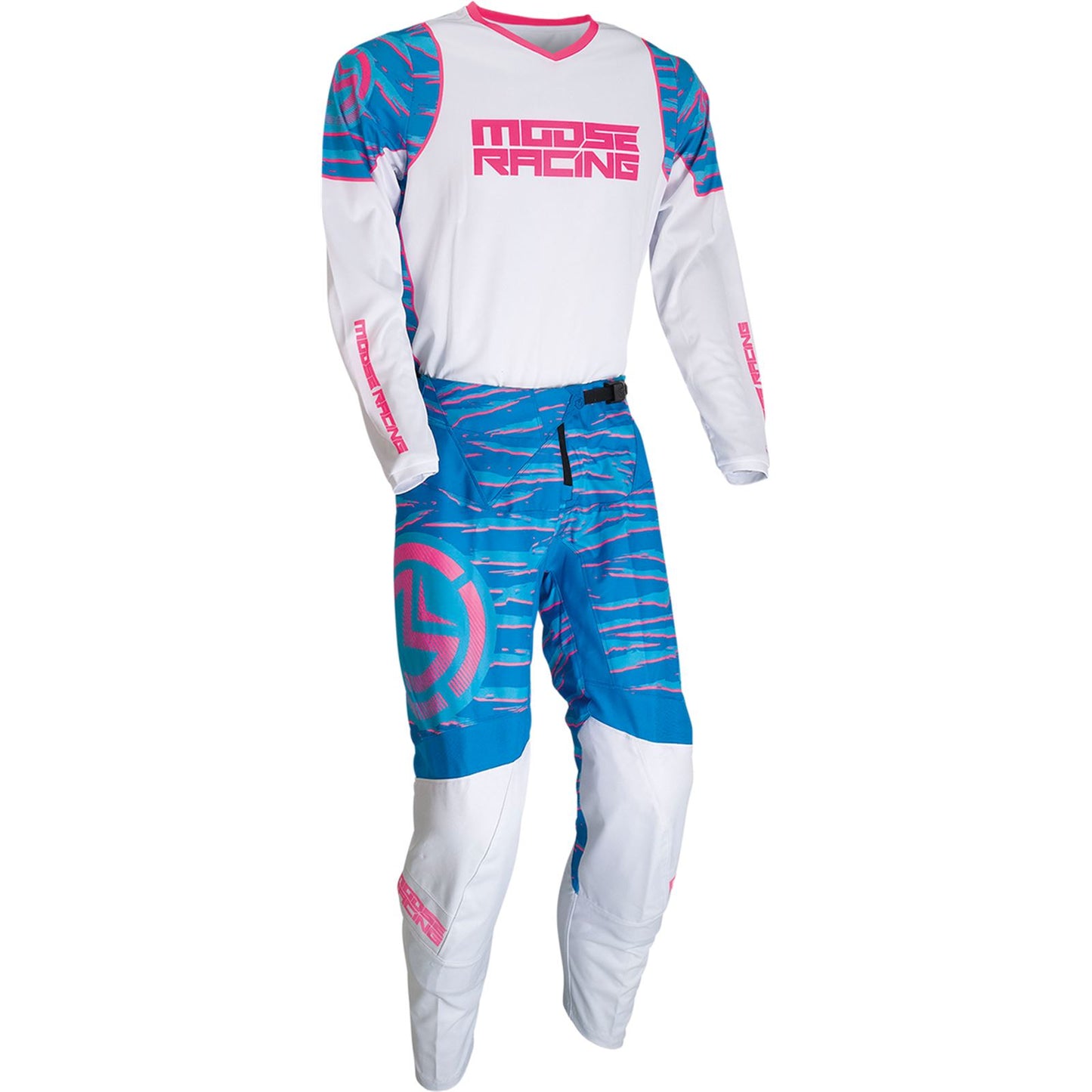 Moose Offroad Qualifier Jersey - Blue/Pink _867903