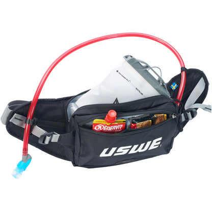 UsWe Zulo 2 Waist Belt Pack - Carbon Black - 2/Liter [MPN: V-2024301]_1292683