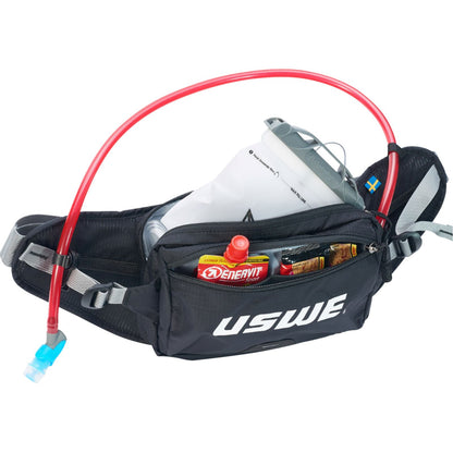 UsWe Zulo 2 Waist Belt Pack - Carbon Black - 2/Liter [MPN: V-2024301]_1441944