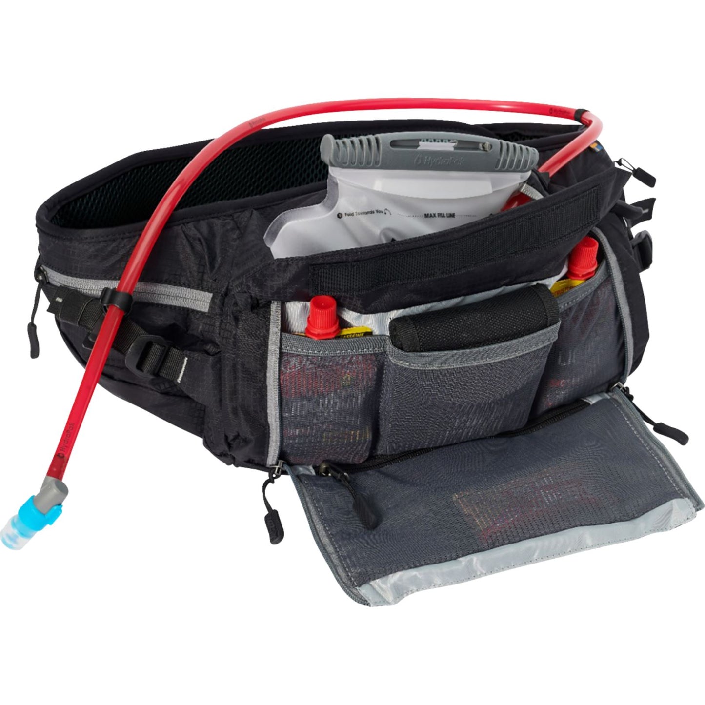 UsWe Zulo 6 Waist Hydration Belt - Carbon Black - 6/Liter [MPN: V-2064101]_1441975