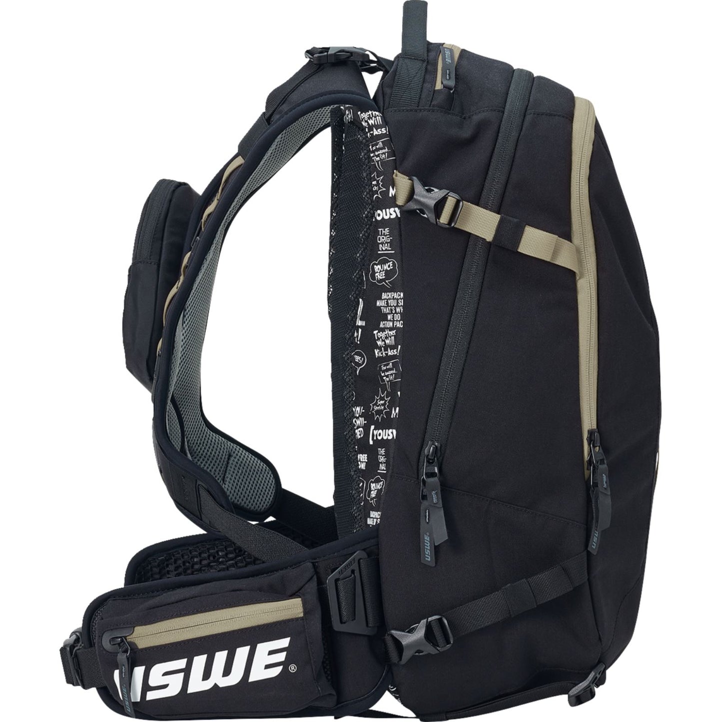 UsWe Core Hydration Compatible Dual Sport Daypack - Mud Green - 16/Liter [MPN: V-2163337]_1441909