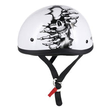 Biker's Choice Skid Lid Original Born Wild Helmet White - Medium OPEN BOX [MPN: 649502]_2746104