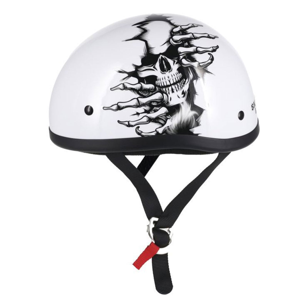 Biker's Choice Skid Lid Original Born Wild Helmet - White - XL OPEN BOX [MPN: 649504]_2746105
