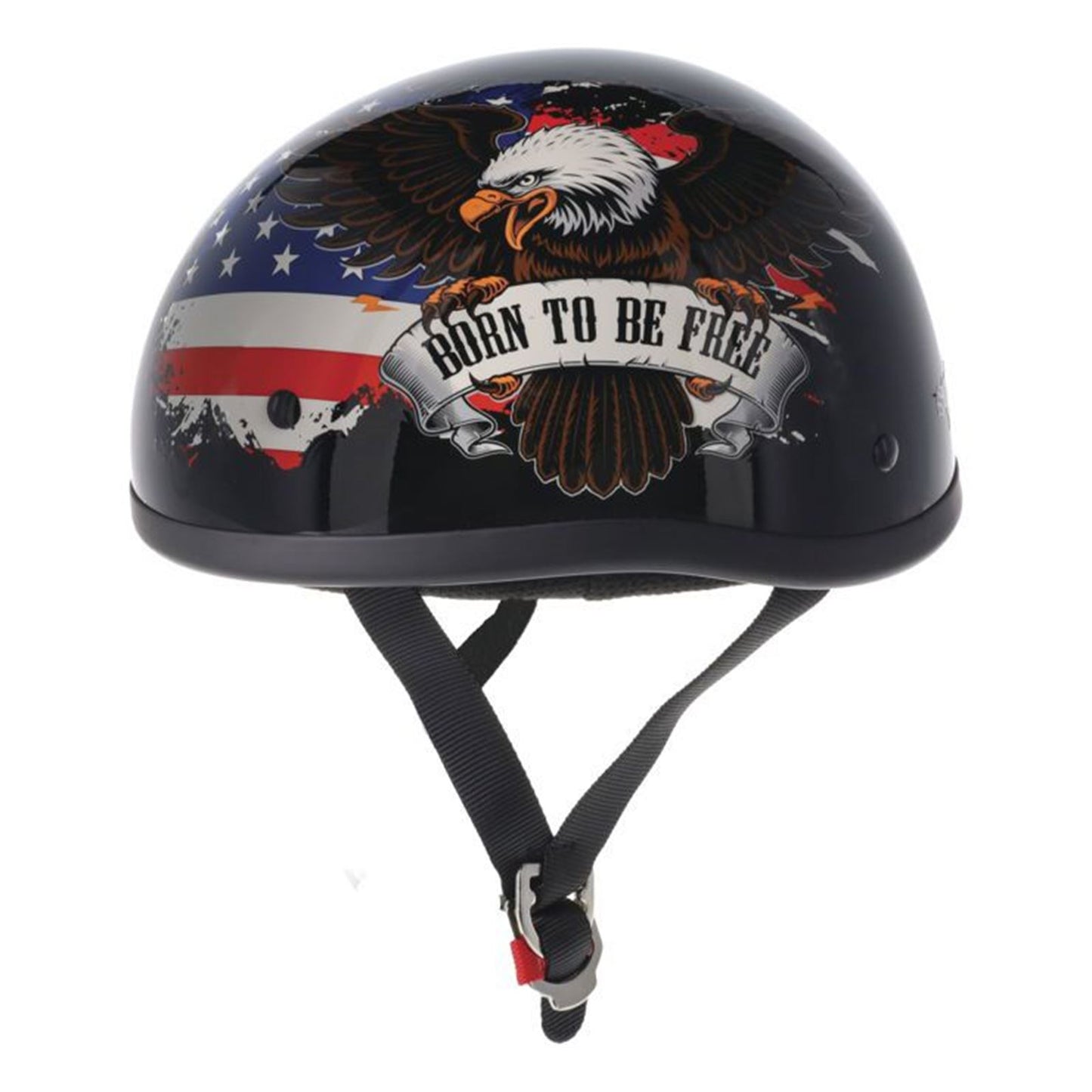 Skid Lid Helmets Original Freedom Eagle Helmet - Black_1166540