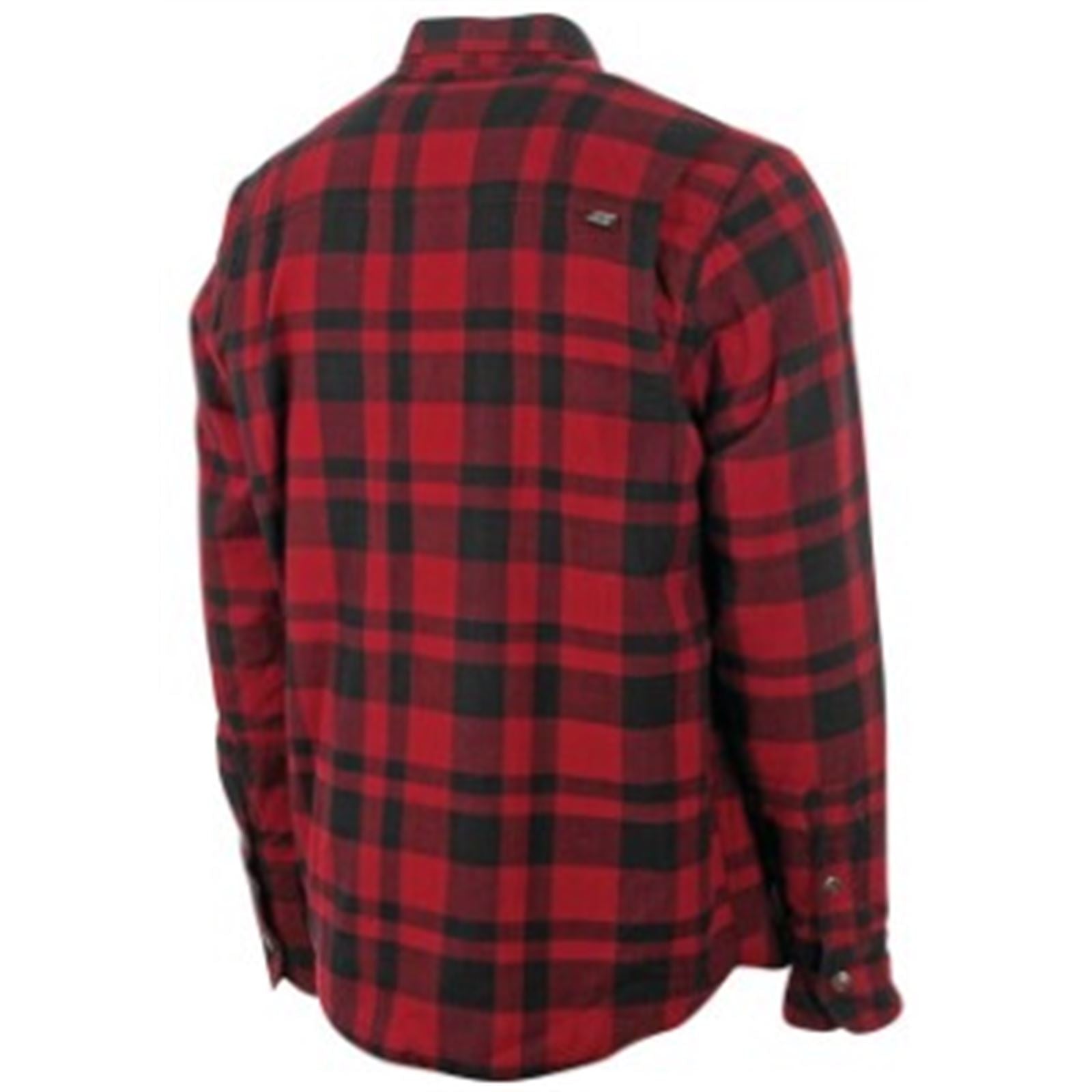 Speed And Strength Men's Black Nine Reinforced Moto Shirt - Red_938799