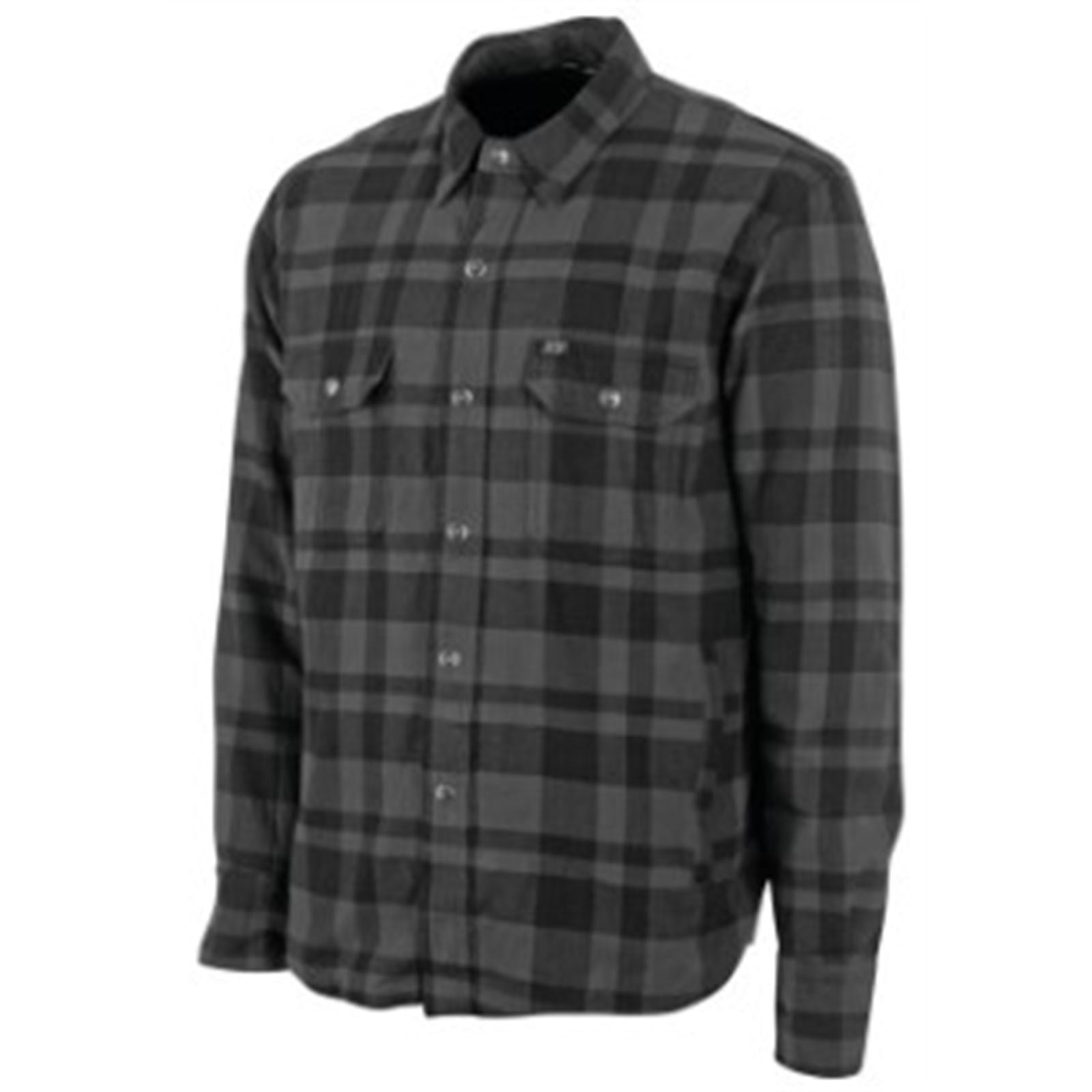 Speed And Strength Men's Black Nine Reinforced Moto Shirt - Grey_938813