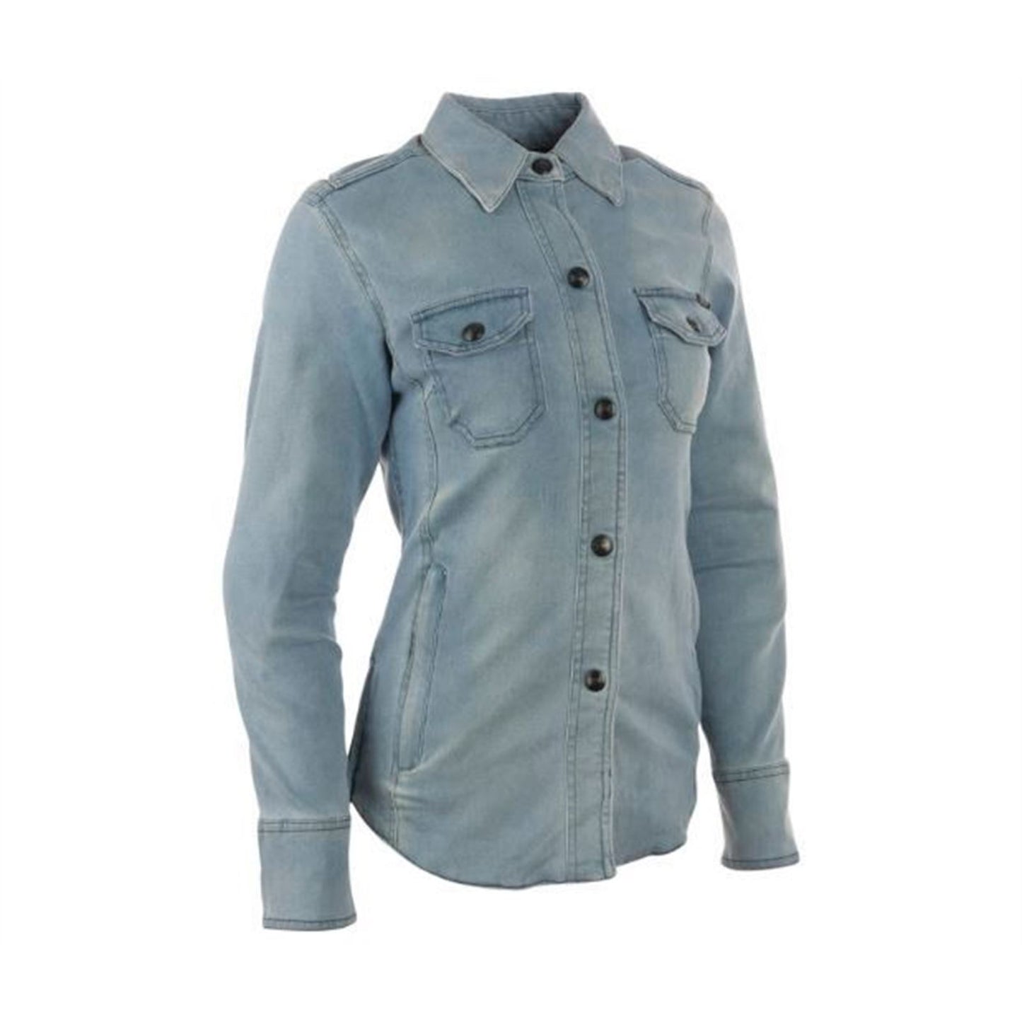 Speed And Strength Women's Speed Society Armored Shirt - Denim_1147285
