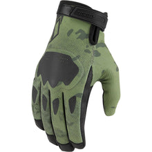 Icon Hooligan™ CE Gloves - Green Camo_869032