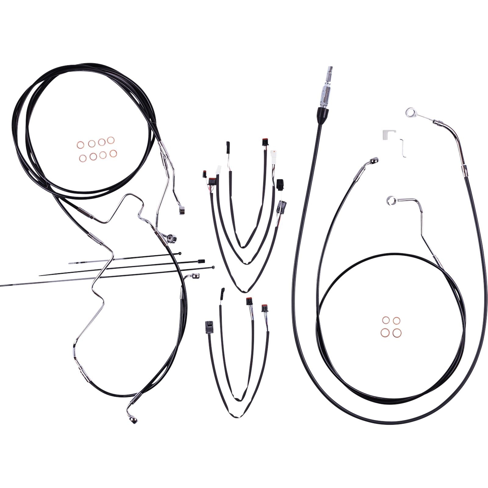 Magnum Control Cable Kit - XR - Black/Chrome [MPN: 4891191]_1097798