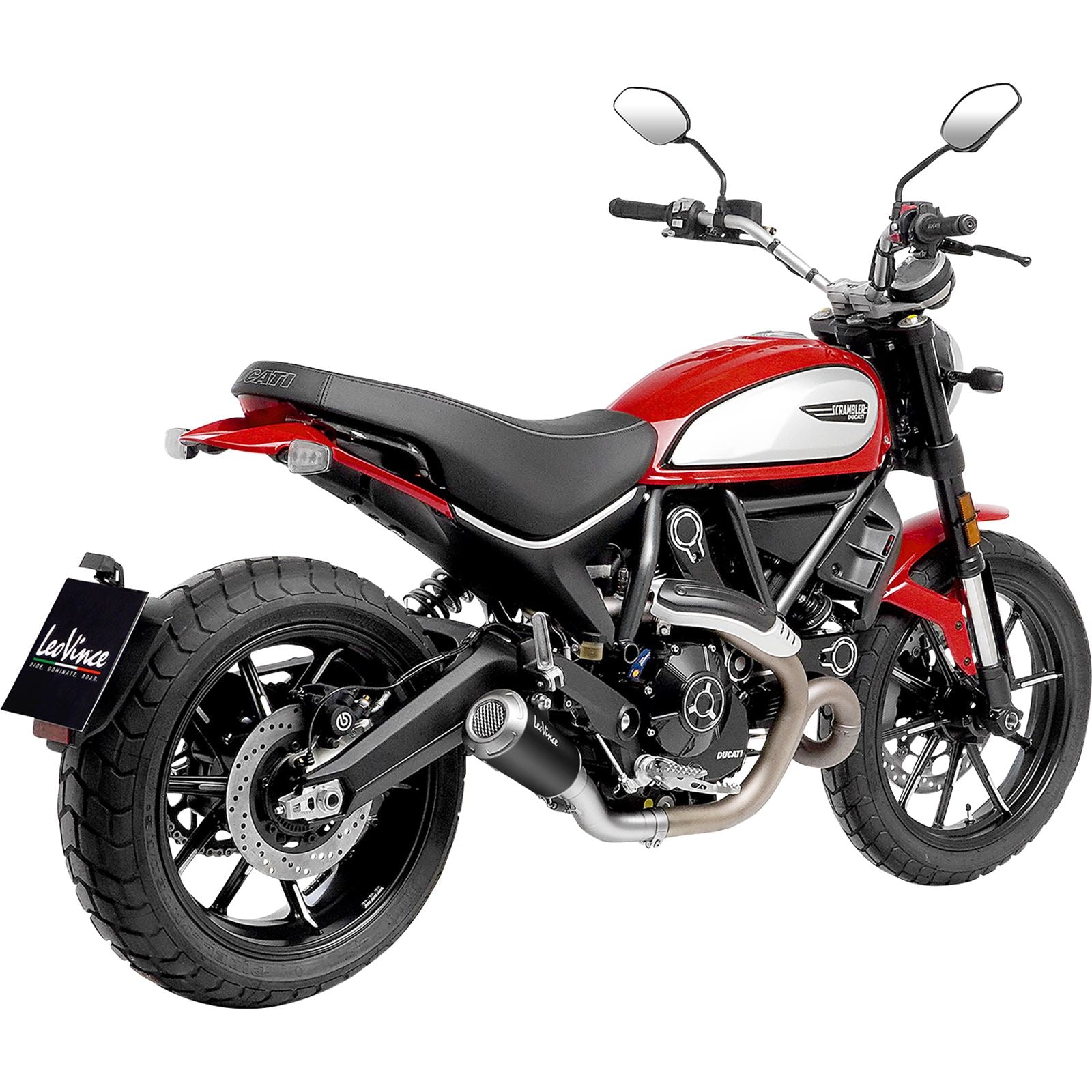 Leovince LV-10 Slip-On Muffler - Black for Ducati [MPN: 15250B]_1095222