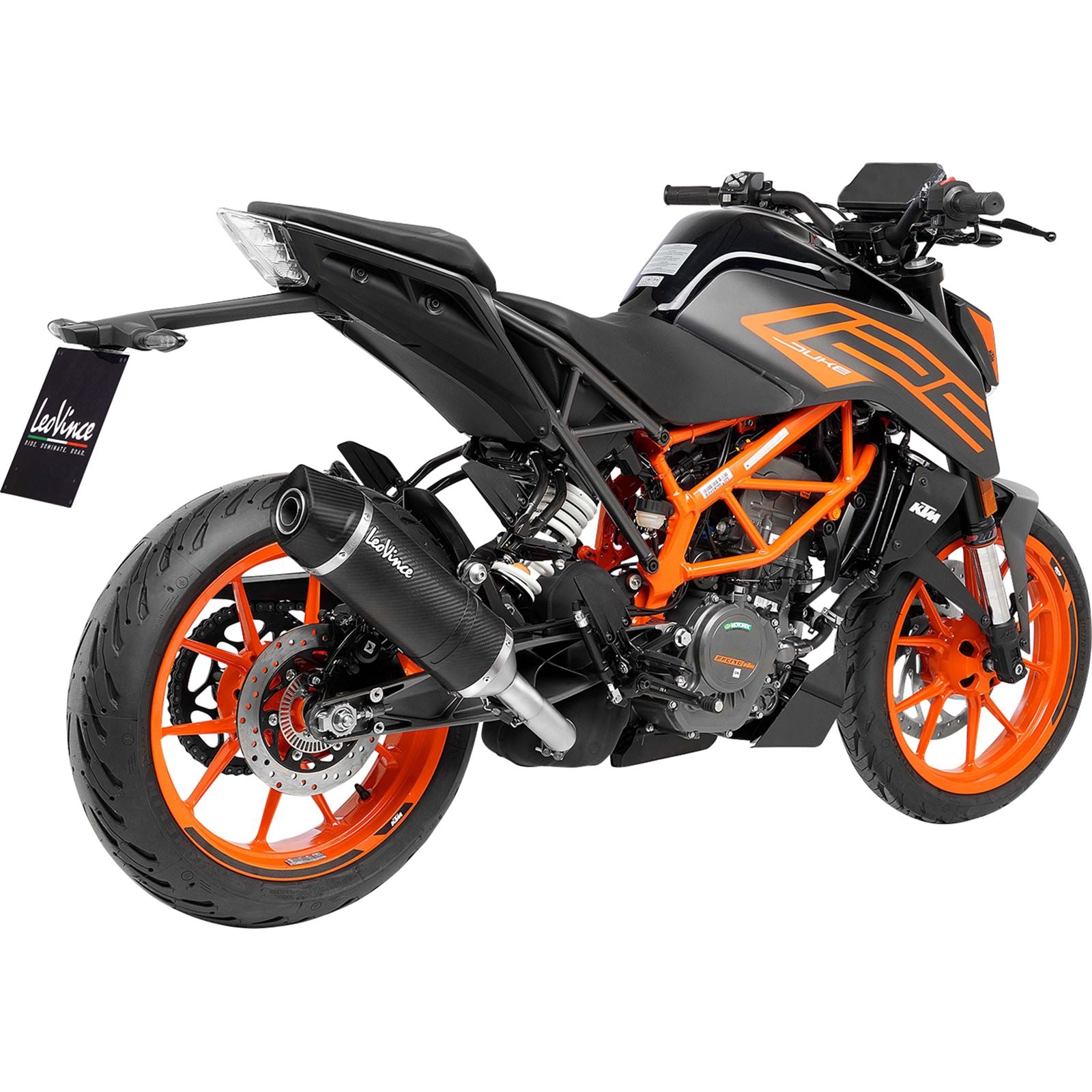 Leovince LV One EVO Slip-On Muffler - Carbon Fiber for KTM [MPN: 14394E]_1095288