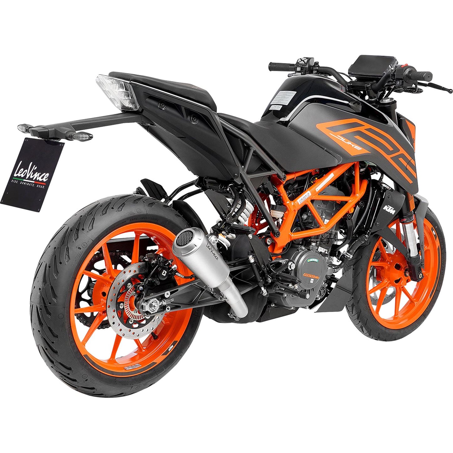 Leovince LV-10 Slip-On Muffler - Stainless Steel for KTM [MPN: 15249]_1095300