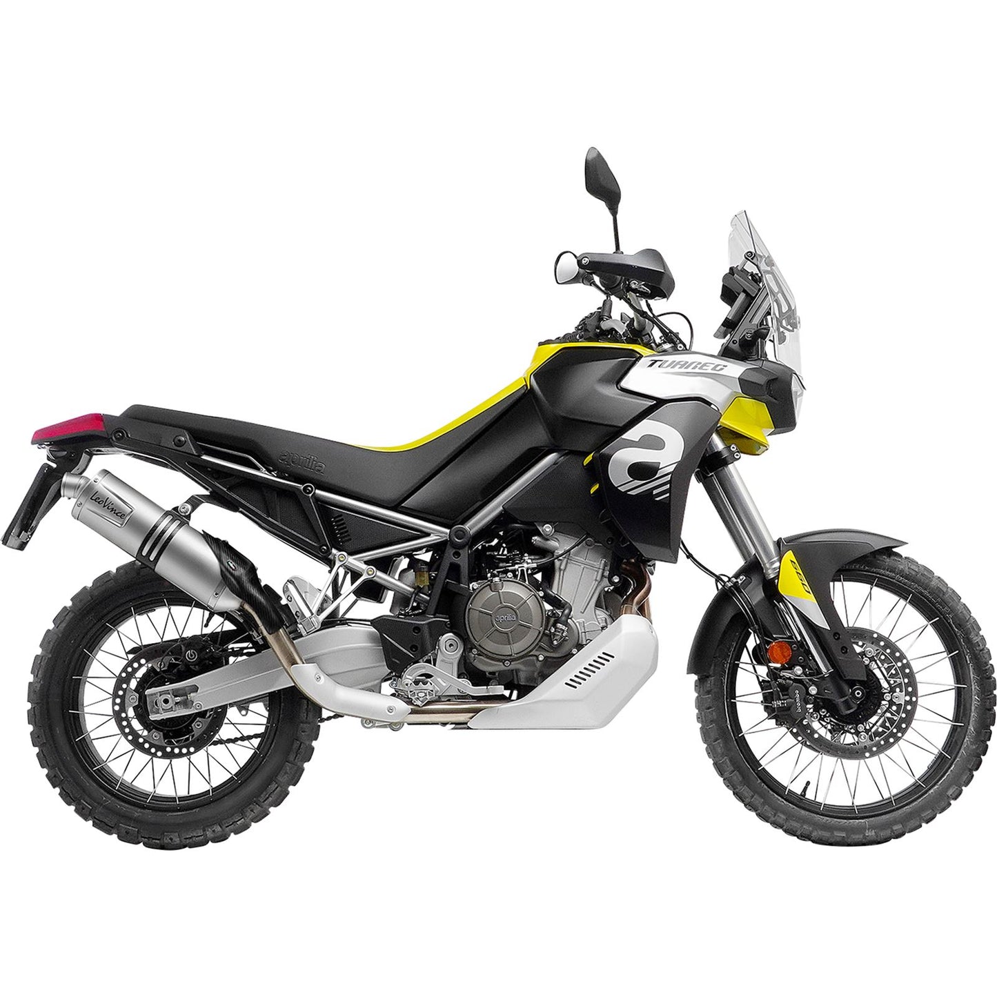 Leovince LV One EVO Muffler - Stainless Steel for 2022-2024 Aprilia Tuareg 660 [MPN: 14402E]_1097295