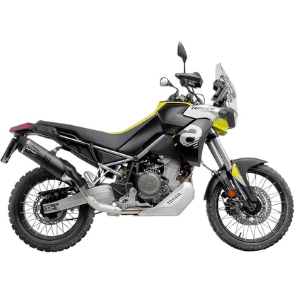 Leovince LV One EVO Slip-On Muffler - Black for 2022-2024 Aprilia Tuareg 660 [MPN: 14402EB]_1097293