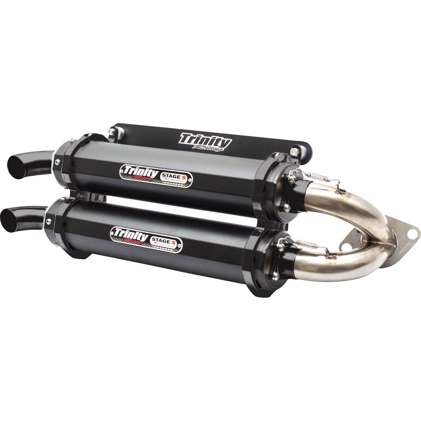 Trinity Racing Muffler - Cerakote Black for Polaris [MPN: TR-4118S-C2]_1097801