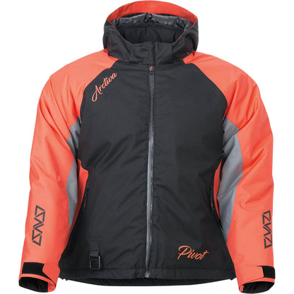 Arctiva Women's Pivot 5 Hooded Jacket - Coral_1068386