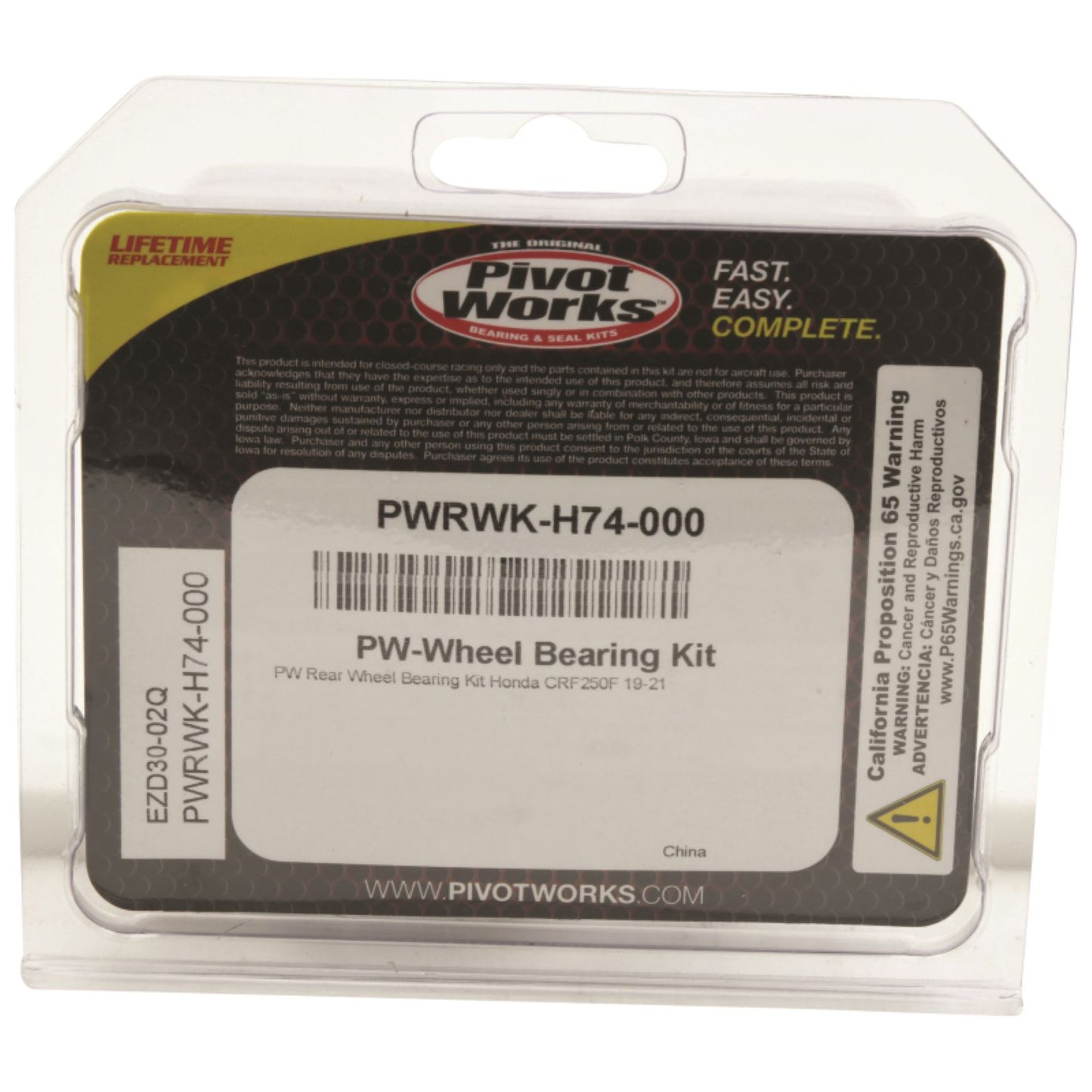 Pivot Works Rear Wheel Bearing PWRWK-H74-000_1690842