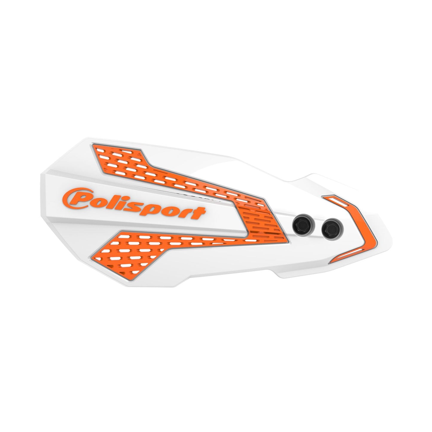 Polisport MX Flow Handguards - White/Orange 8308200004_872437