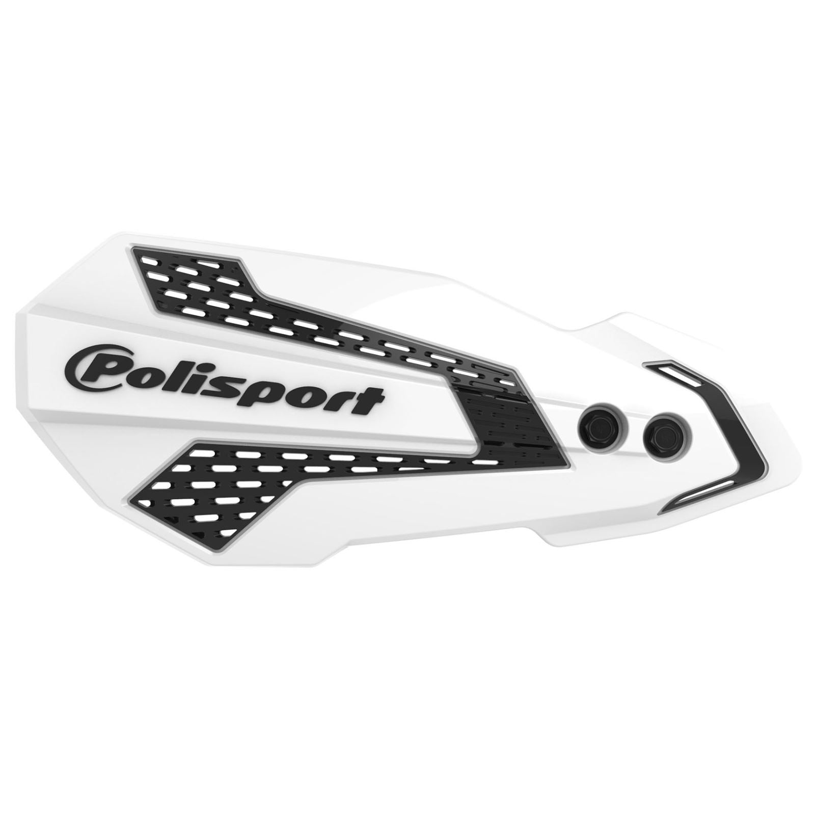 Polisport MX Flow Handguards - White/Black 8308200007_1138855