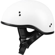 Highway 21 .357 Solid Half Helmet Matte White X-Large 77-1102X_872613